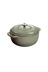 Lodge Cast Iron 6 QT Enamel Dutch Oven - Desert Sage