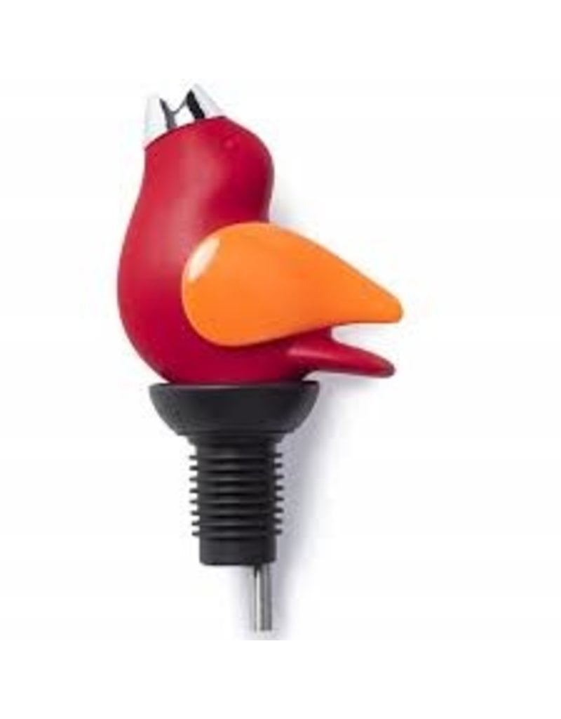 Chirpy ChirpyTop Wine Pourer - Red/Orange