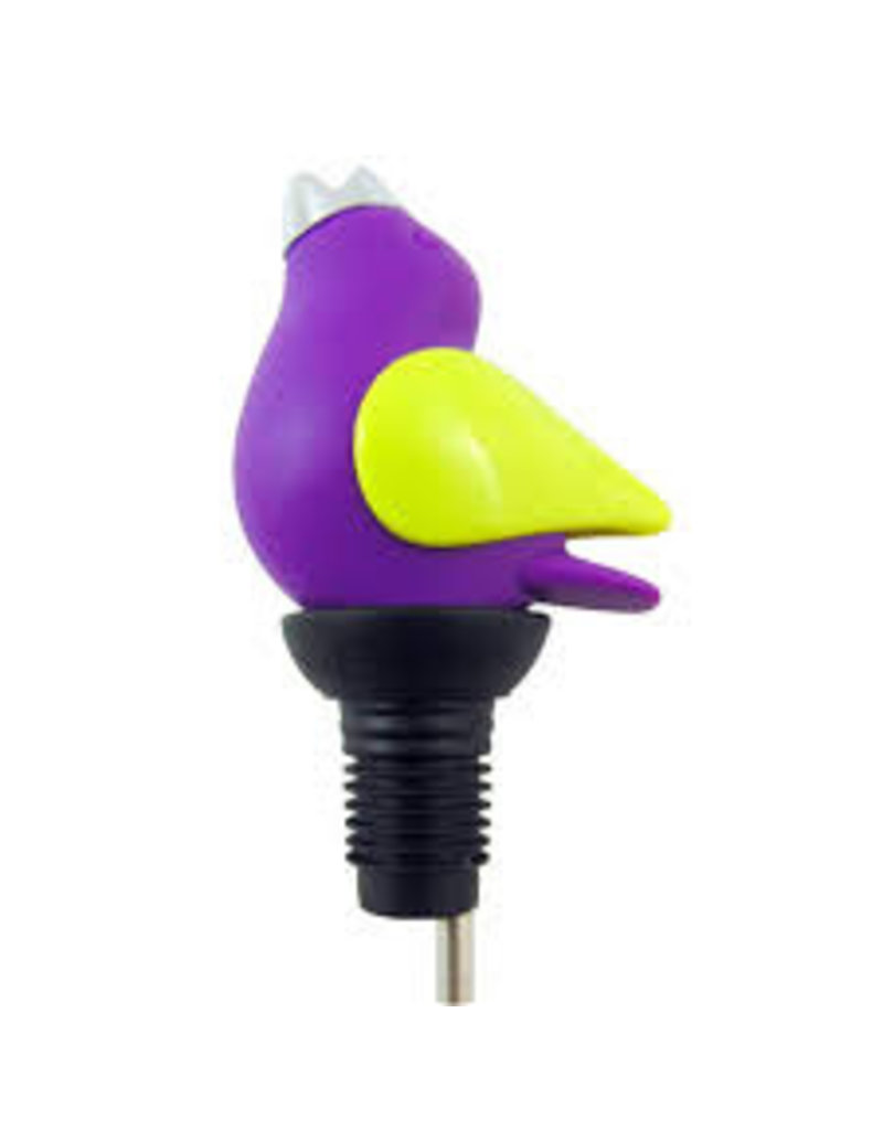 Chirpy ChirpyTop Wine Pourer - Purple/Kiwi