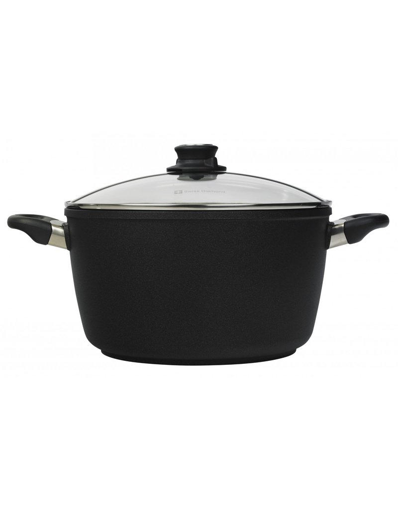 Swiss Diamond XD Induction Stock Pot with Lid 8.5 QT