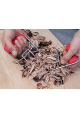 Union Square Group Soft Grip Meat Claws Lifter - Meat Shredder - Red