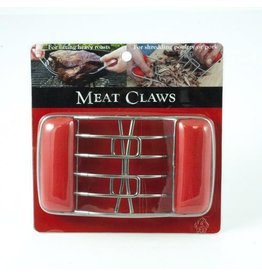 Union Square Group Soft Grip Meat Claws Lifter - Meat Shredder - Red