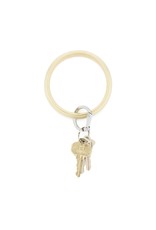 O-Venture Big O Key Ring - Smooth Metallic Leather