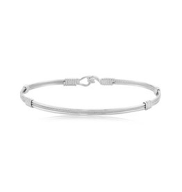 Ronaldo Designer Jewelry Be Kind Bracelet - All Silver