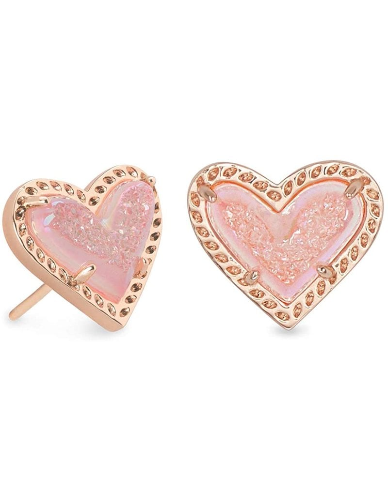 Kendra Scott Ari Heart Stud Earring - Drusy