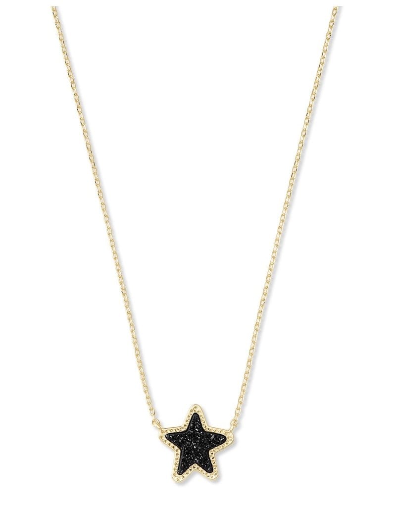 Kendra Scott 14K Yellow Gold Star Pendant Necklace - White Diamond