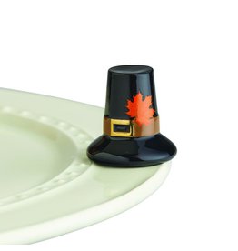 Nora Fleming We GatherTogether Pilgram Hat Mini RETIRED