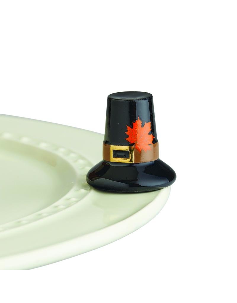 Nora Fleming We GatherTogether Pilgram Hat Mini RETIRED