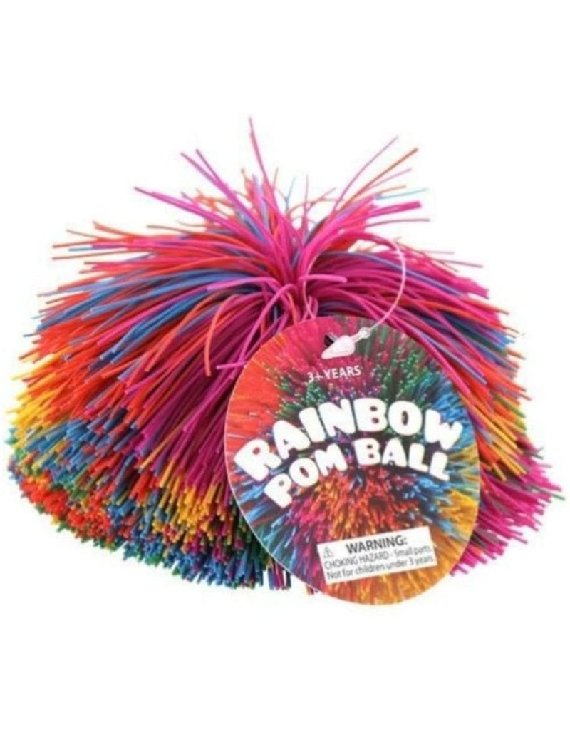 Toysmith Rainbow Pom Ball