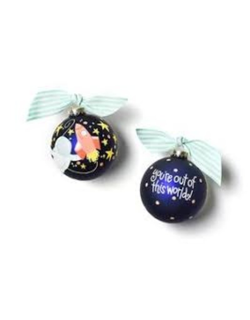 Coton Colors Out In Space Glass Ornament