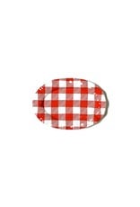 Coton Colors Buffalo 15 (Ruffle) Oval Platter Red