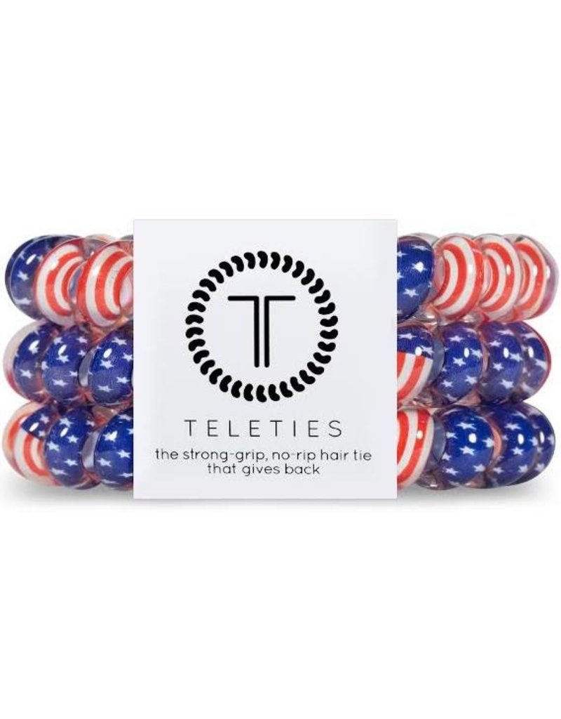Teleties Small Teleties - Americana Colletion - 3 Pack Hair Coils