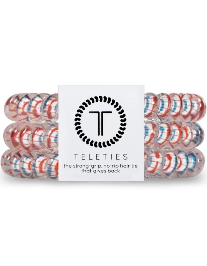 Teleties Large Teleties - Americana Colletion - 3 Pack Hair Coils