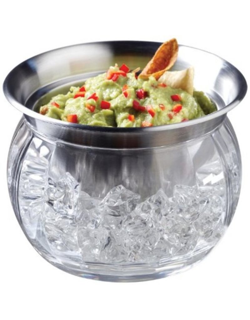 Prodyne Iced Dip Stainless Steel & Acrylic Dip Cup