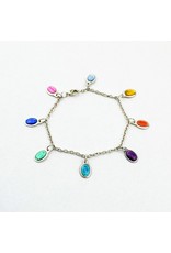 My Saint, My Hero Miracles Miraculous Mary Multi Color Bracelet - Silver