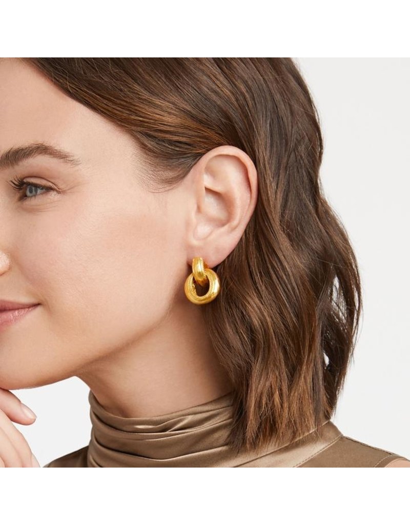 Julie Vos Cassis Doorknocker Earring