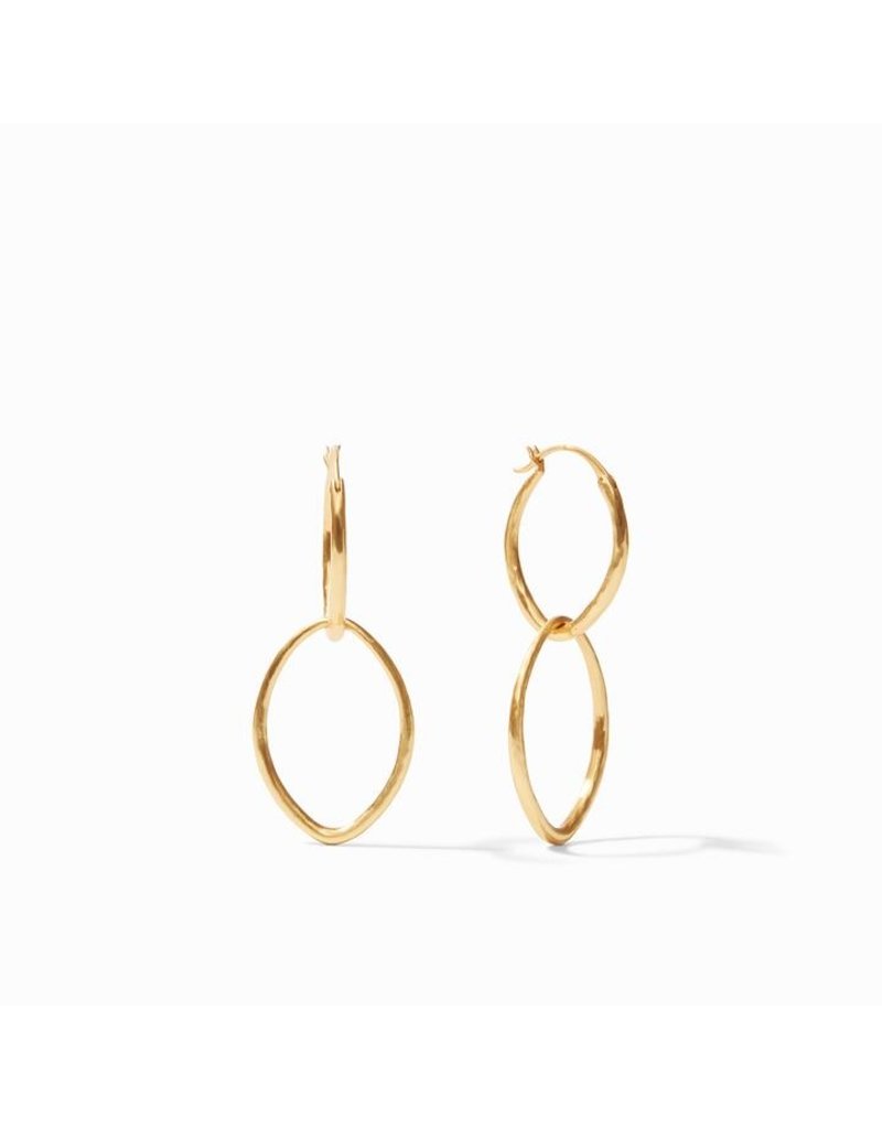 Julie Vos Fleur-de-Lis 2 in 1 Earring