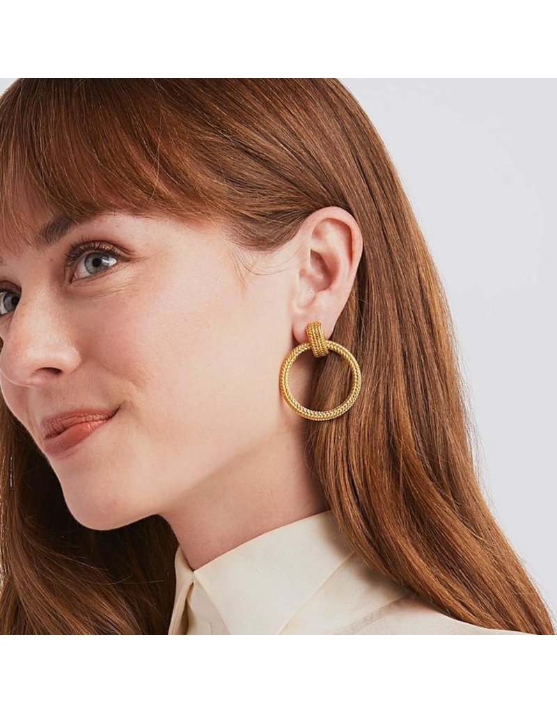 Julie Vos Windsor Doorknocker Earring