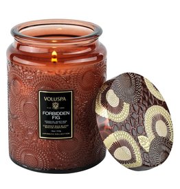 Voluspa Large Glass Jar w/Lid 18oz