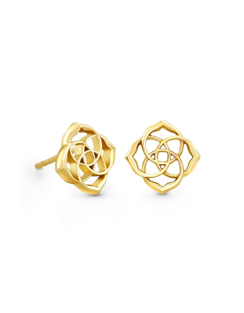 Kendra Scott Dira Stud Earring 18K Gold Vermeil