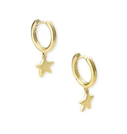 Kendra Scott Jae Star Huggie Earring 18K Gold Vermeil