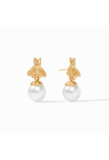 Julie Vos Bee Pearl Drop Earring