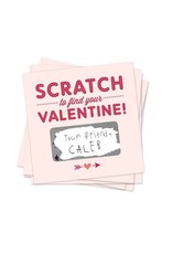 Inklings Paperie Scratch-Off  Valentine's - Pink 18PK