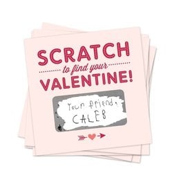 Inklings Paperie Scratch-Off  Valentine's - Pink 18PK