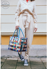 Handed By Paris Woven Shopper Tote