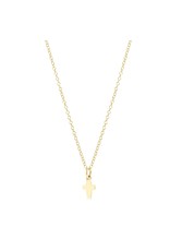 Enewton 16" Necklace Gold - Believe (Small Cross)