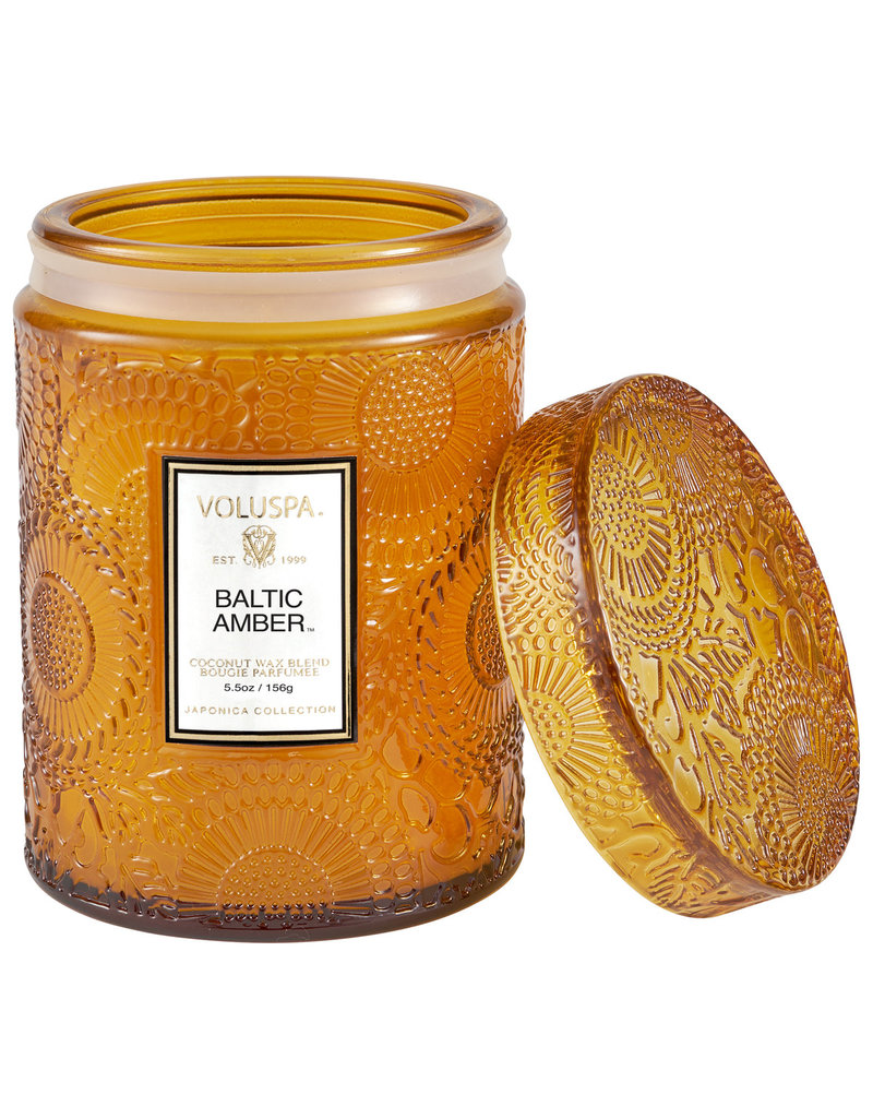 Voluspa Large Glass Jar w/Lid 18oz
