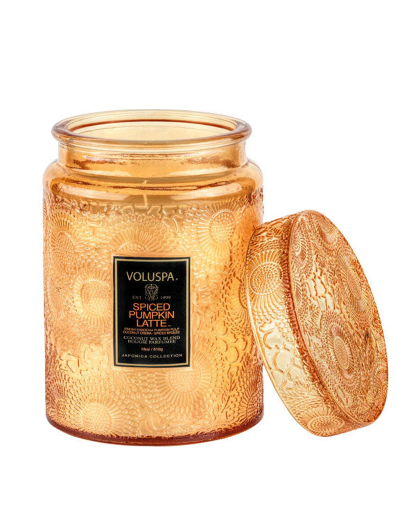 Voluspa Large Glass Jar w/Lid 18oz