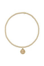 Enewton Classic Gold 2mm Bead Bracelet - Protection Small Gold Disc