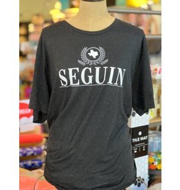 Jadelynn Brooke Regal Seguin Black Speckled Shirt