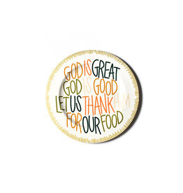 Coton Colors God Is Great Platter Dusk 14