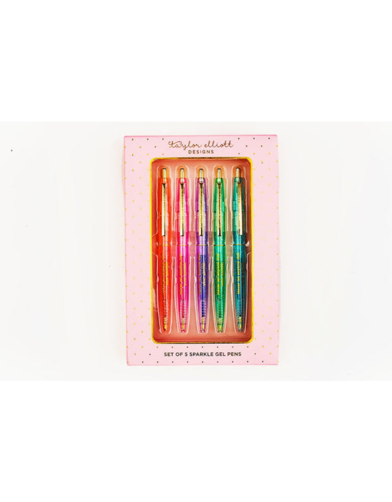 Taylor Elliott Designs Sparkle Gel Ink Pen Set