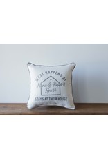 Little Birdie Custom Pillow - What Happens at Nana and Papa's House