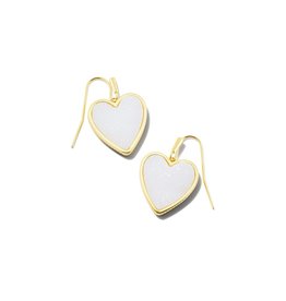 Kendra Scott Heart Drop Earring - Drusy