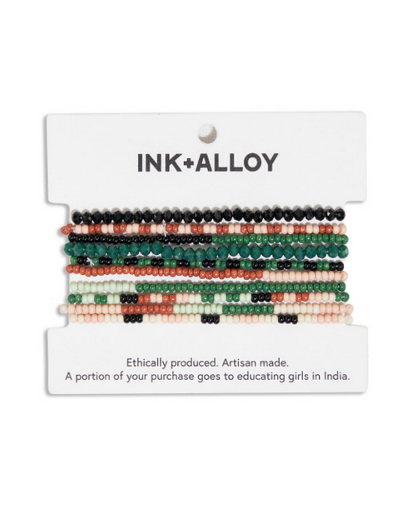 Ink + Alloy Stretch Bracelet 10 Pack