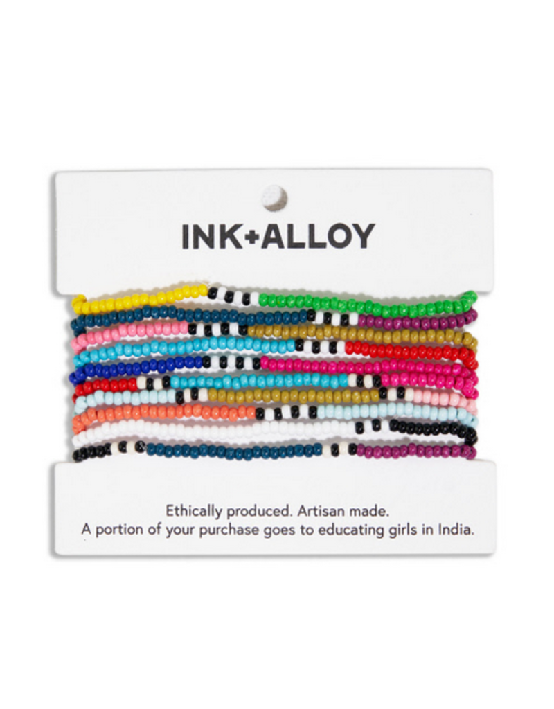 Ink + Alloy Stretch Bracelet 10 Pack