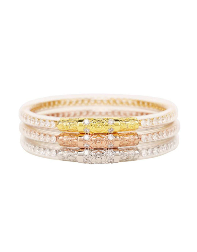 Budhagirl Three Queens All Weather Bracelets - Gold/Silver/Rose Gold