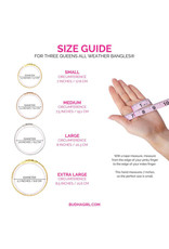 Budhagirl Three Queens All Weather Bracelets - Gold/Silver/Rose Gold