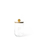 Coton Colors Mini Wooden Lid Medium Glass Jar