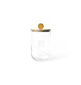Happy Everything! Mini Wooden Lid Medium Glass Jar