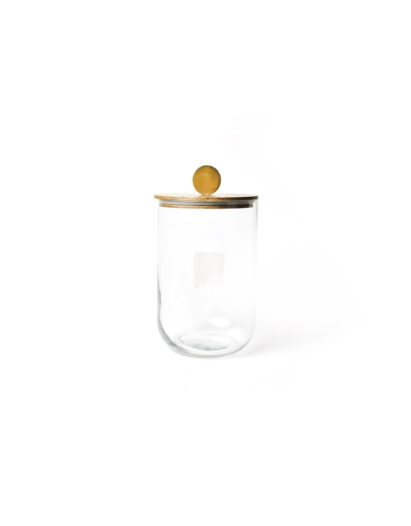 Happy Everything! Mini Wooden Lid Medium Glass Jar