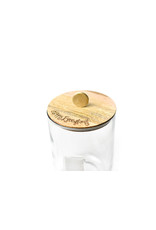 Happy Everything! Mini Wooden Lid Medium Glass Jar