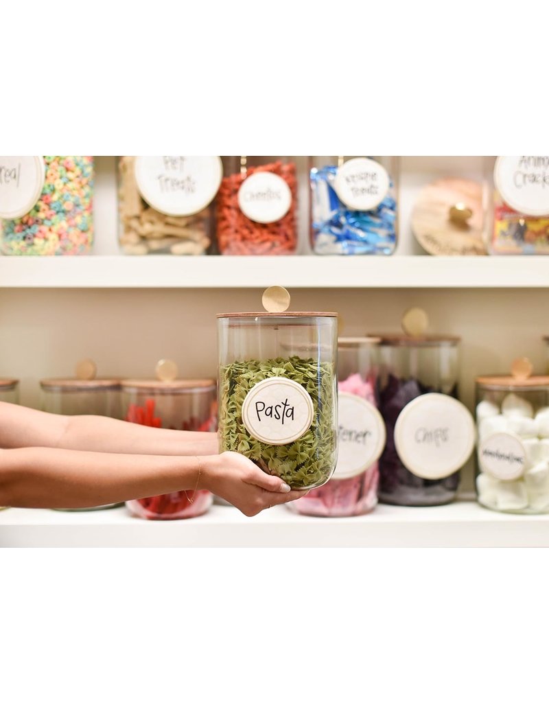 Happy Everything! Mini Wooden Lid Medium Glass Jar