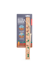 Kikkerland Seeding Ruler and Dibber