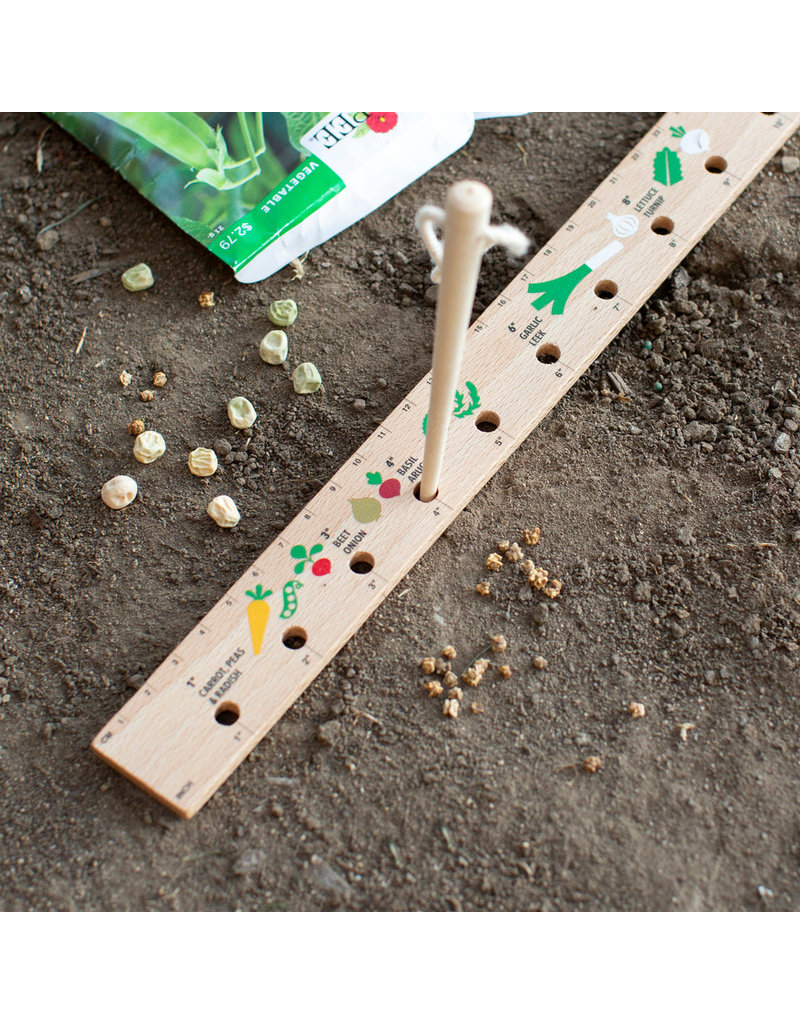 Kikkerland Seeding Ruler and Dibber