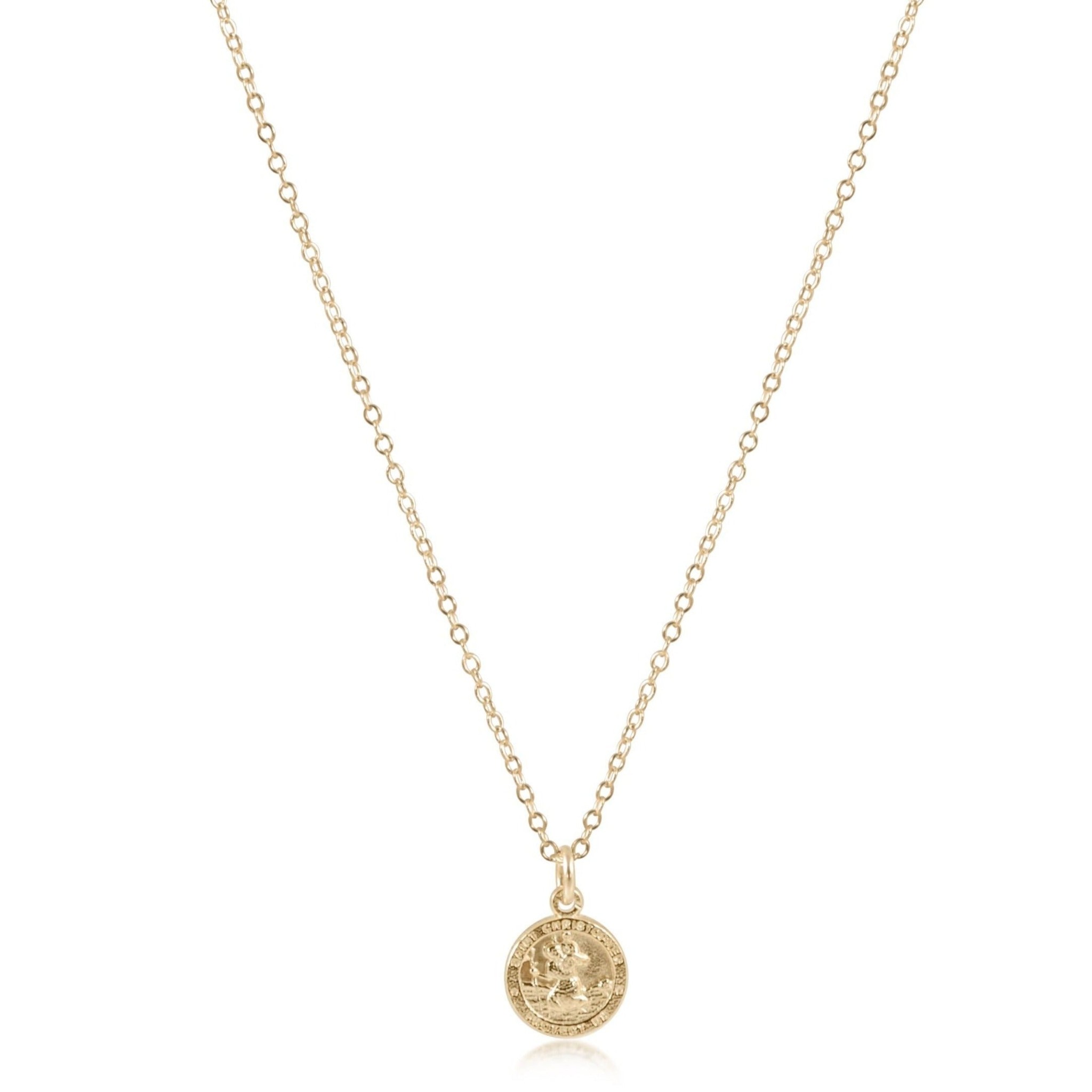 Joy Small Gold Charm Necklace | e.newton Designs – Mattie B's Gifts &  Apparel